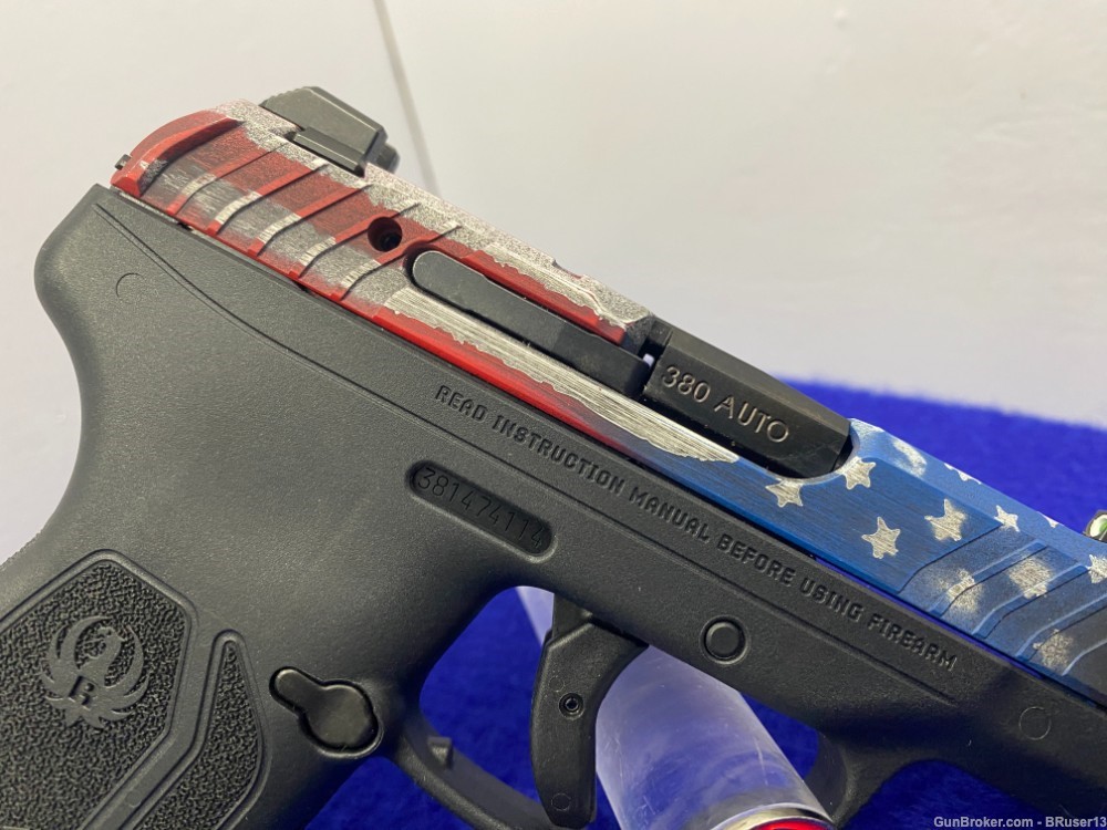 2023 Ruger LCP Max .380 2.80" *HEAD TURNING AMERICAN FLAG CERAKOTE FINISH*-img-18