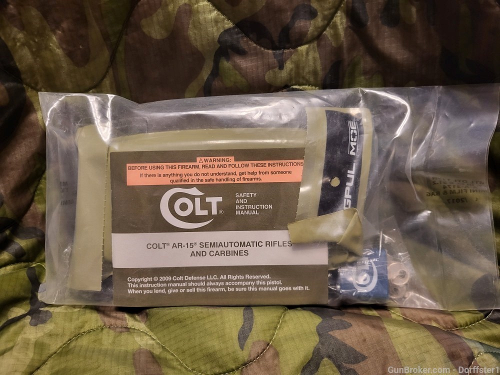 Colt AR-15 Owners Manual Sealed Package w 30 rd mag, manual, lock, papers-img-0