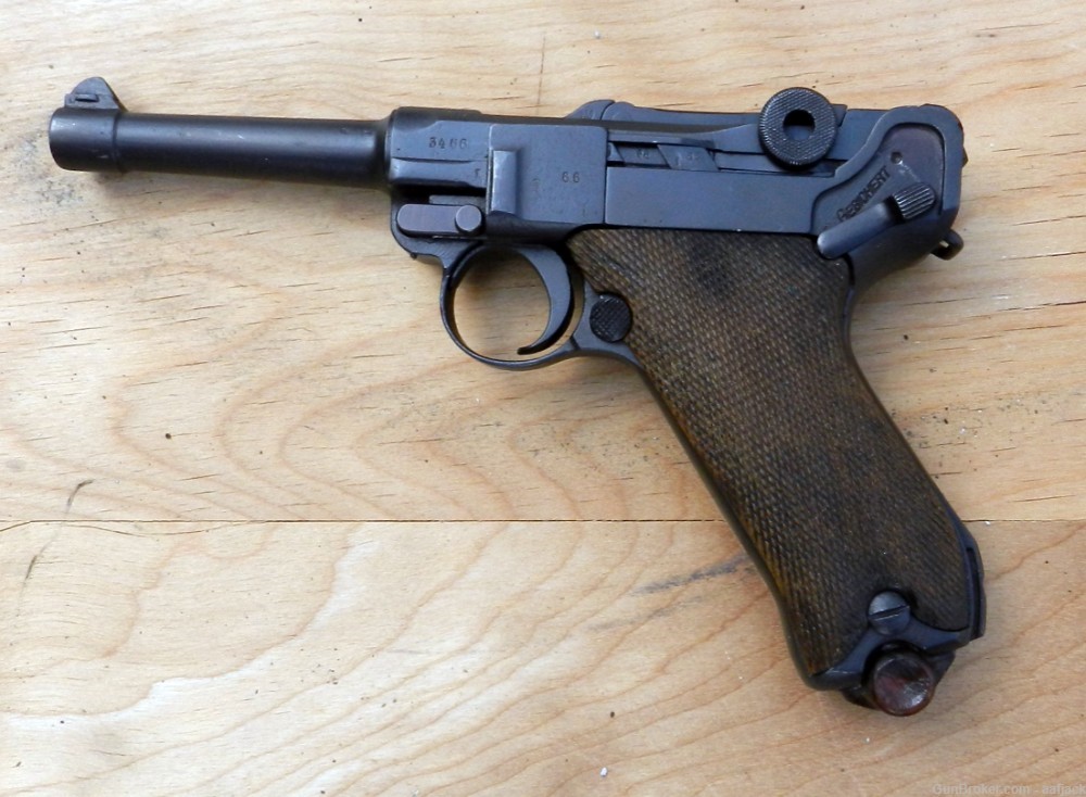 P08 Luger Erfurt Mfgd Dated 1917-img-0