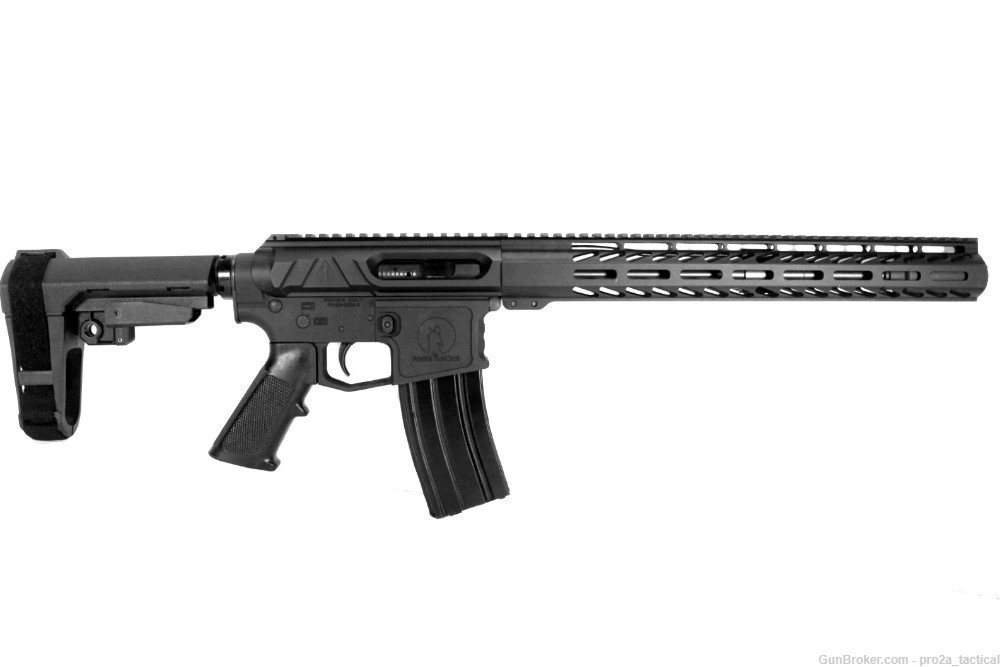 PRO2A VALIANT 12.5 inch AR-15 6.5 GRENDEL SIDE CHARGING Pistol w/Can-img-0