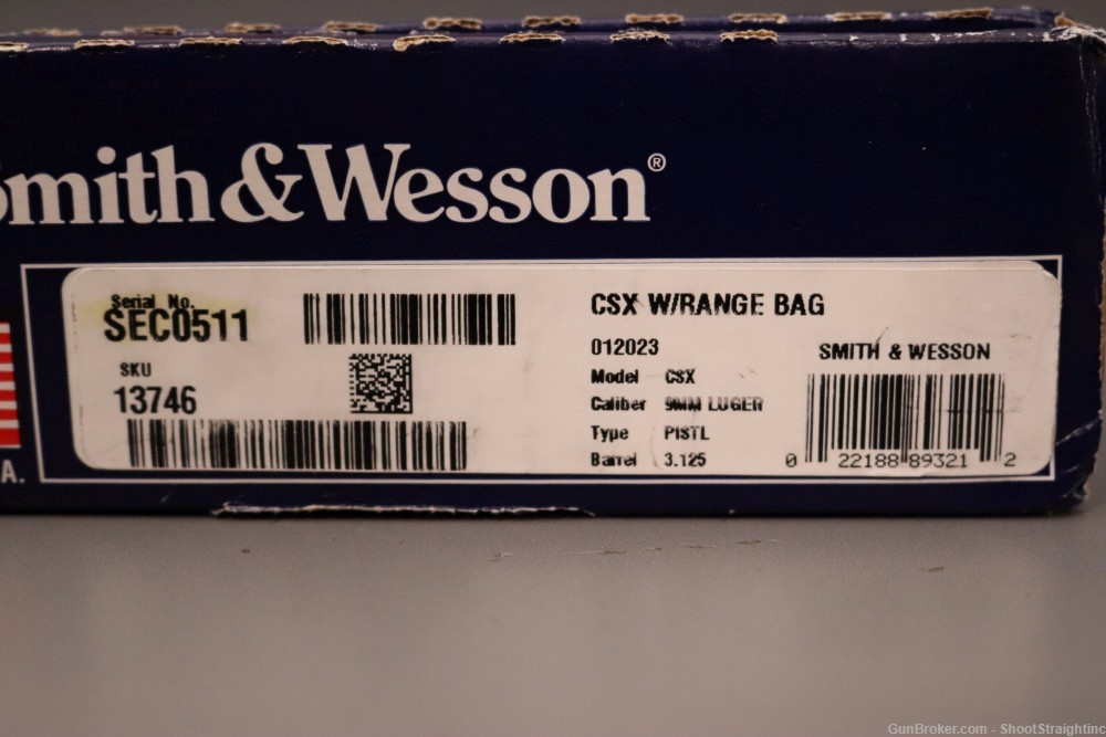Smith & Wesson CSX 9mm 3.1" w/Box-img-17
