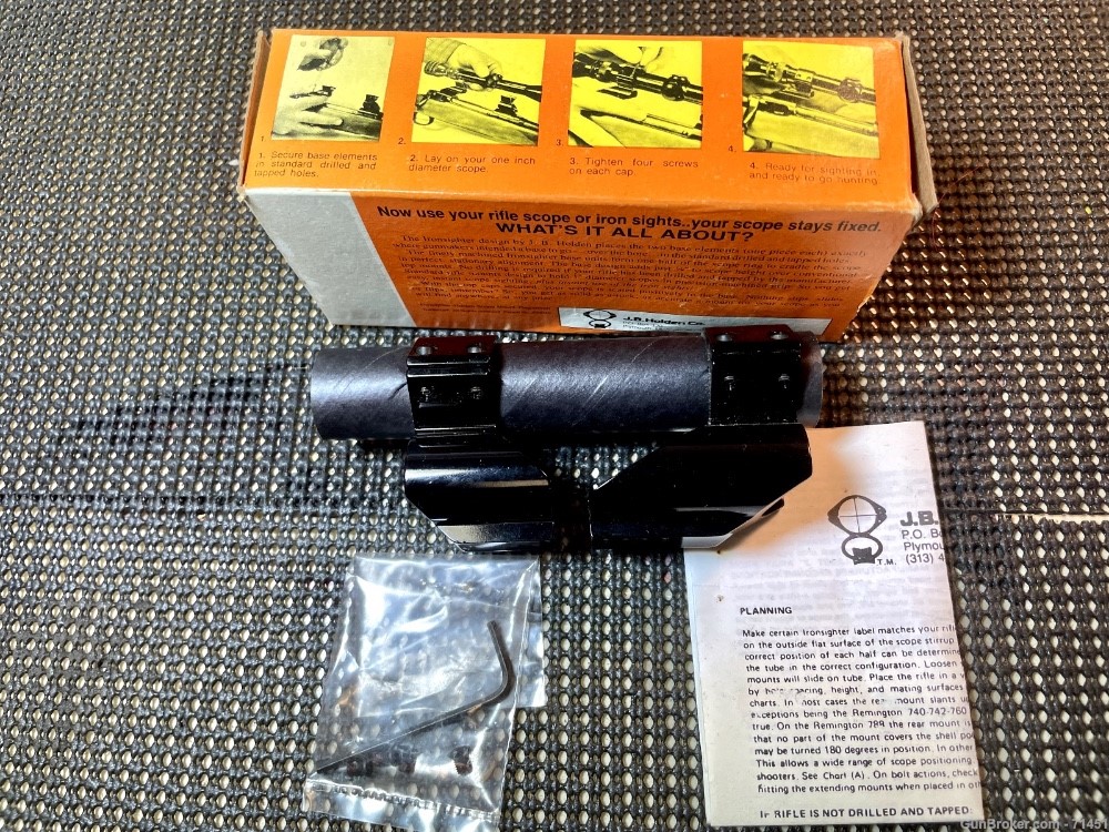 J. B. Holden IRONSIGHTER Scope Mount Browning A-Bolt,Model 702-img-0