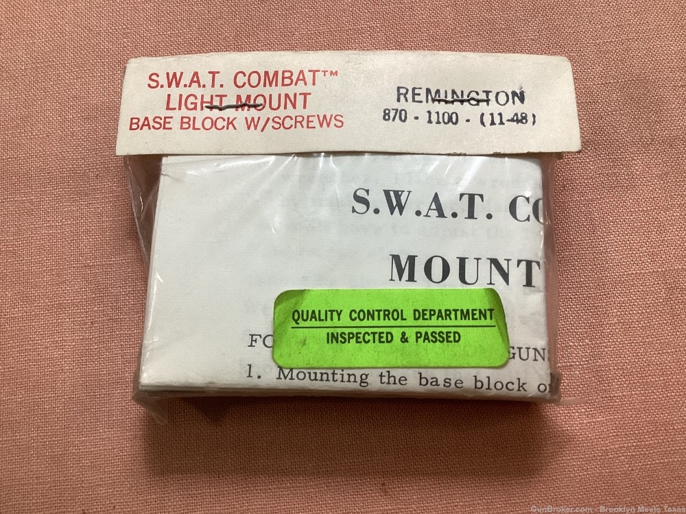 S.W.A.T. Combat Light Mount, Remington 870-1100.-img-1