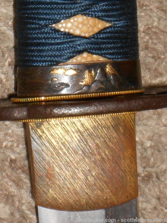 Antique Japanese Katana Samurai Wakizashi Sword Signed Yoshitake-img-11