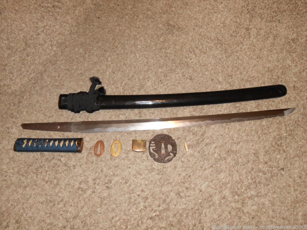 Antique Japanese Katana Samurai Wakizashi Sword Signed Yoshitake-img-22