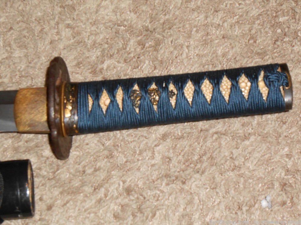 Antique Japanese Katana Samurai Wakizashi Sword Signed Yoshitake-img-17