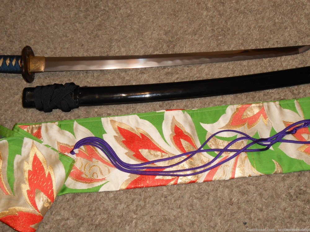 Antique Japanese Katana Samurai Wakizashi Sword Signed Yoshitake-img-4