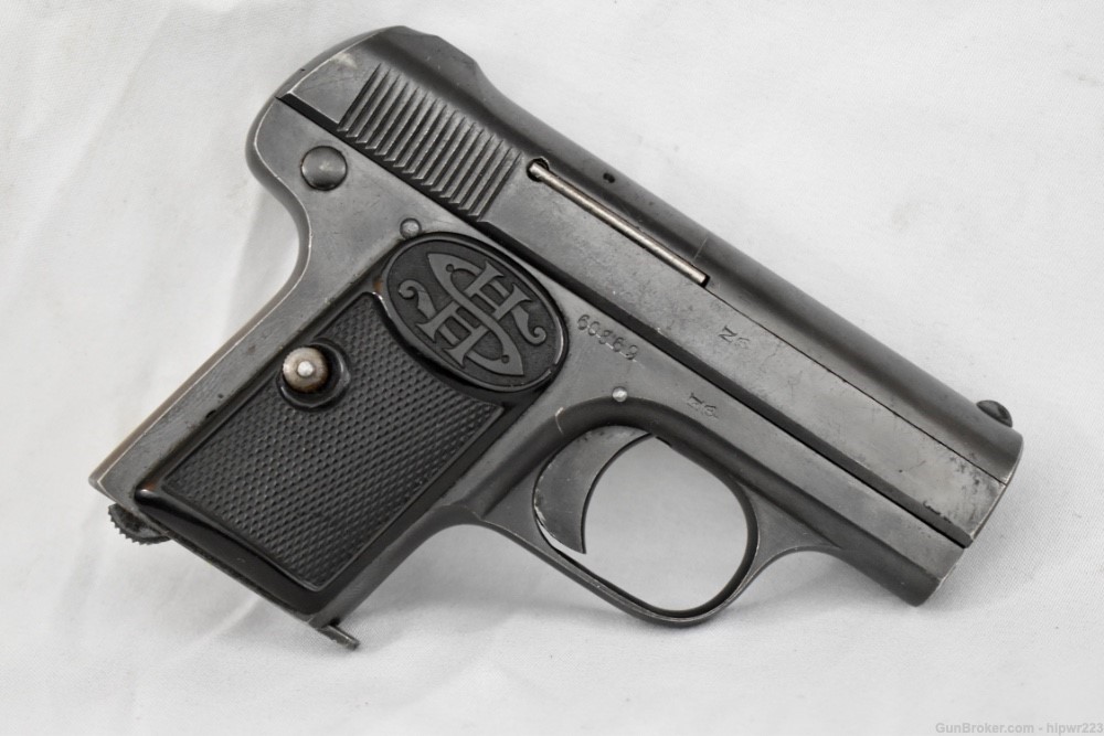 Haenel Schmeisser Vest Pocket .25 ACP pre war German pistol C&R OK -img-0