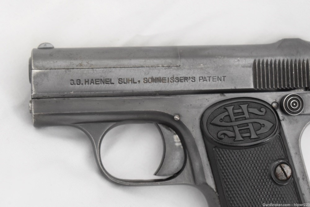Haenel Schmeisser Vest Pocket .25 ACP pre war German pistol C&R OK -img-13