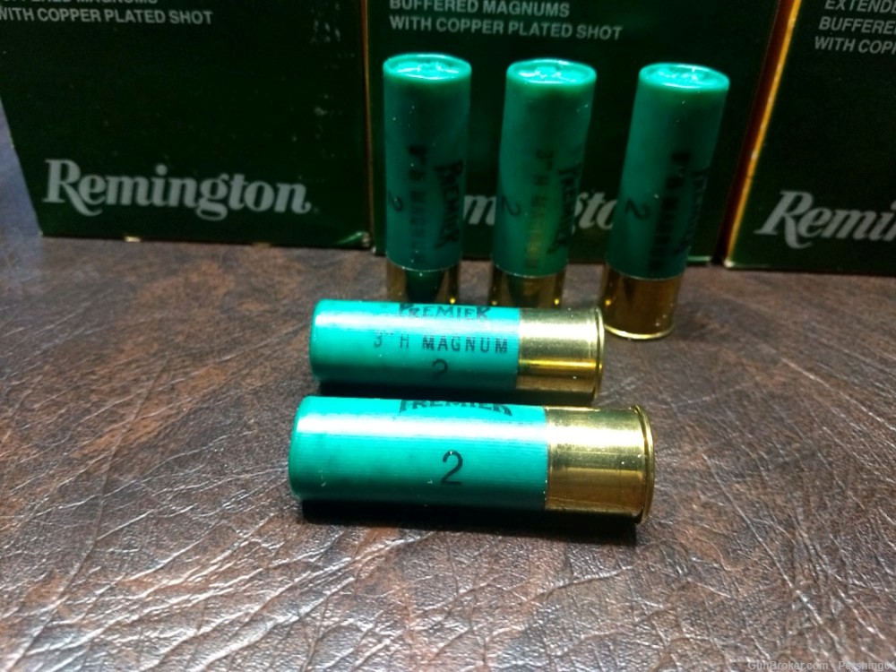 "VINTAGE" REMINGTON 3" MAG 2 SHOT LEAD 125 RDS, " RARE TO FIND NOW "-img-2