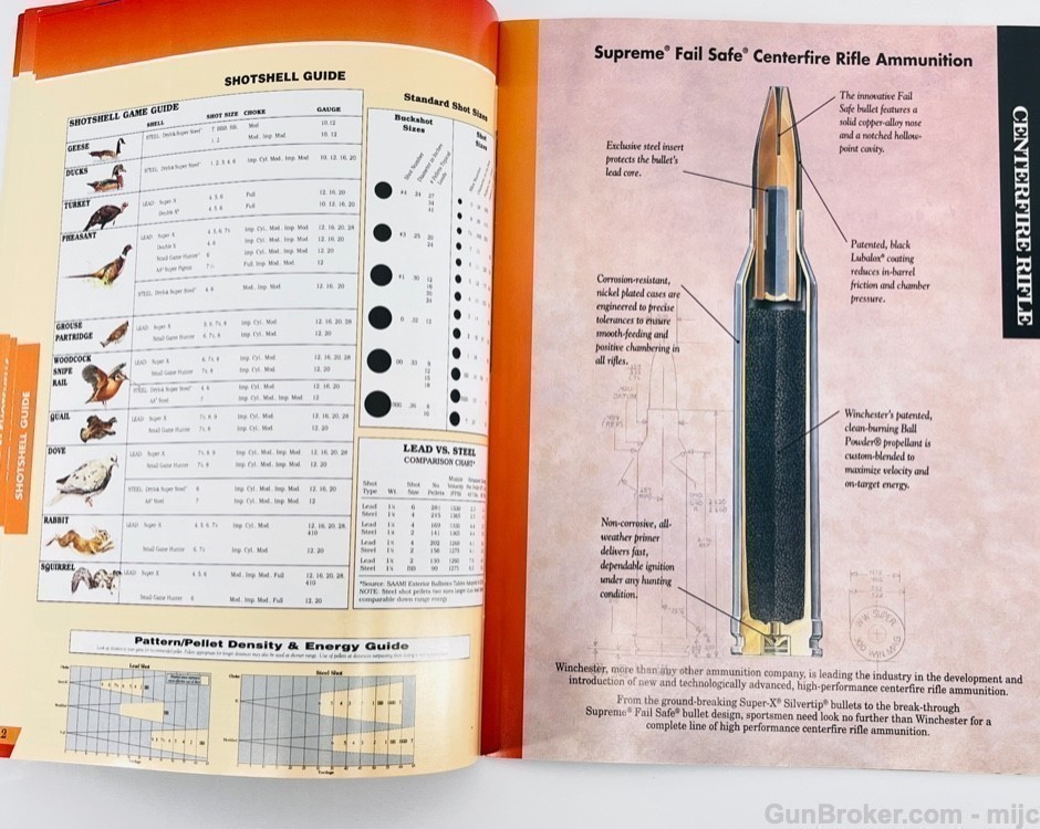 Winchester Ammunition Product Guide 1995 71 94 70 Mint Condition with extra-img-3