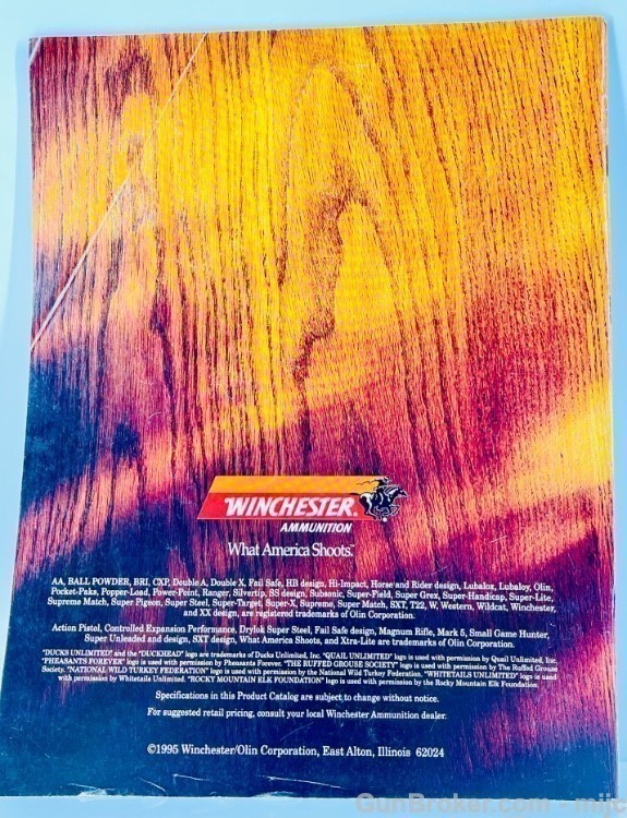Winchester Ammunition Product Guide 1995 71 94 70 Mint Condition with extra-img-7