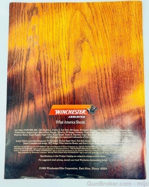 Winchester Ammunition Product Guide 1995 71 94 70 Mint Condition with extra-img-1