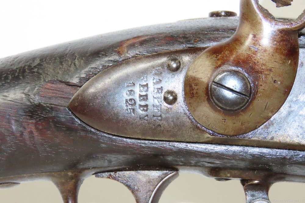 1825 DATED Antique U.S. HARPERS FERRY ARSENAL Model 1816 FLINTLOCK Musket  -img-6