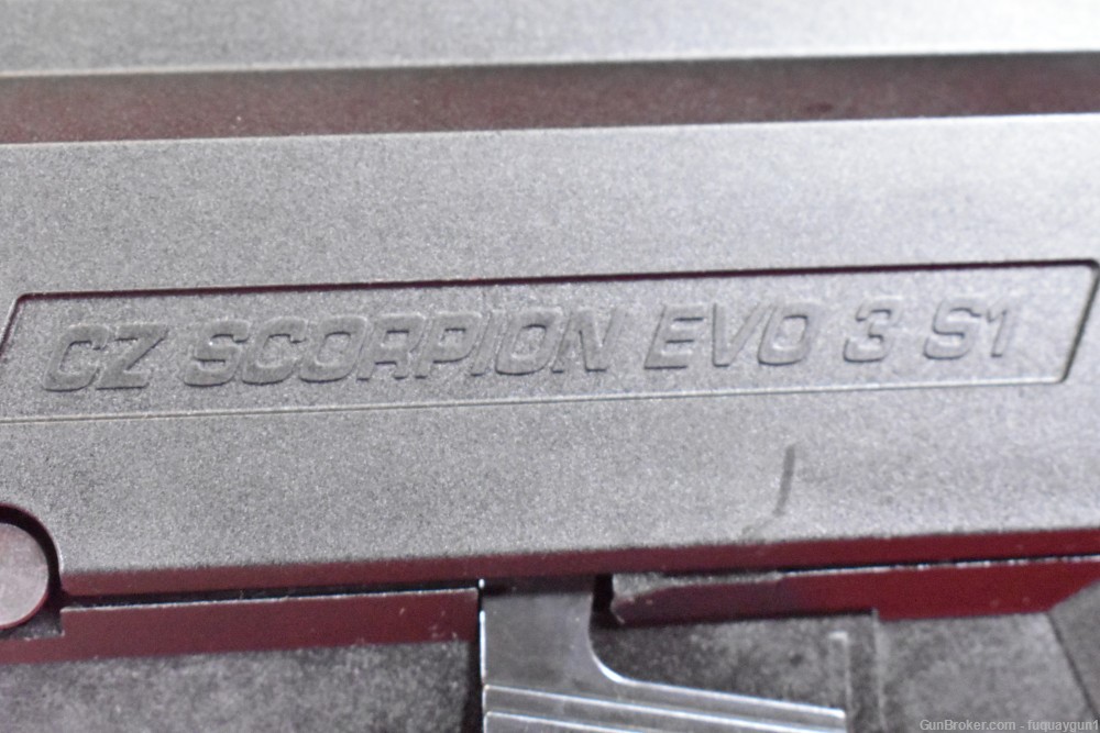 CZ Scorpion EVO 3 S1 9MM 7.8" Faux Suppressor M-Lok Forend Scorpion-img-19