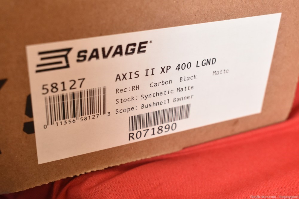 Savage Axis II XP 400 Legend 20" Axis-II Bushnell Banner 3-9x40-img-9