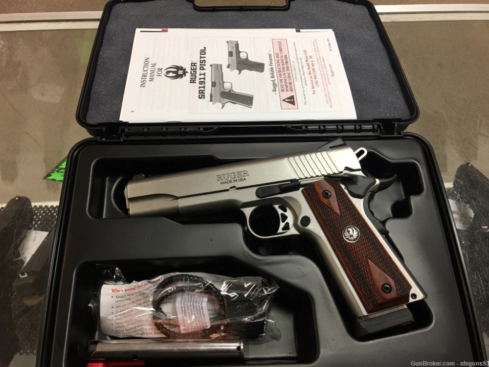 Ruger SR1911 Full Size 45ACP Stainless-img-0