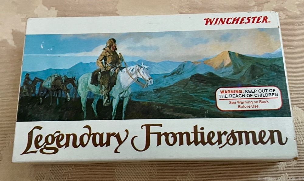 Vintage Winchester Legendary Frontiersmen, 20 Rifle Cartridges, 38-55, New-img-0