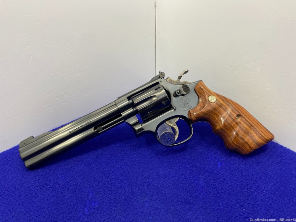 Smith Wesson 17-6 .22 LR Blue 6" *STUNNING FULL LUG K-22 MASTERPIECE*-img-4