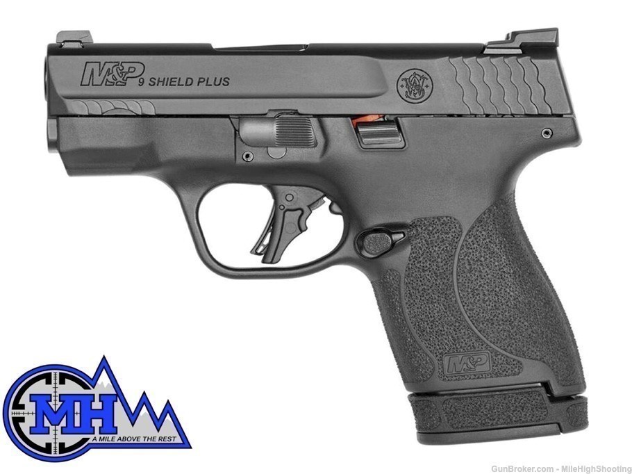 Smith & Wesson M&P9 Shield Plus 9mm (2) 13 Rd (1) 10 Rd Mag - 13250-img-0