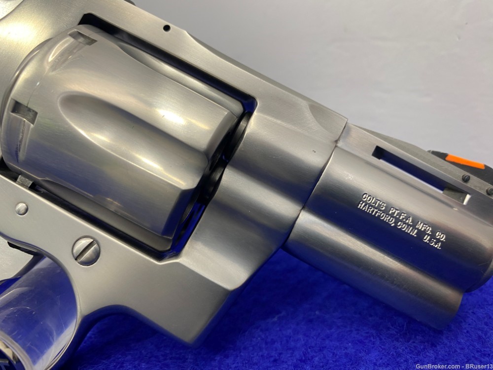 1990 Colt Python 357 mag Stainless *HIGHLY COVETED SNUB NOSE PYTHON*-img-25