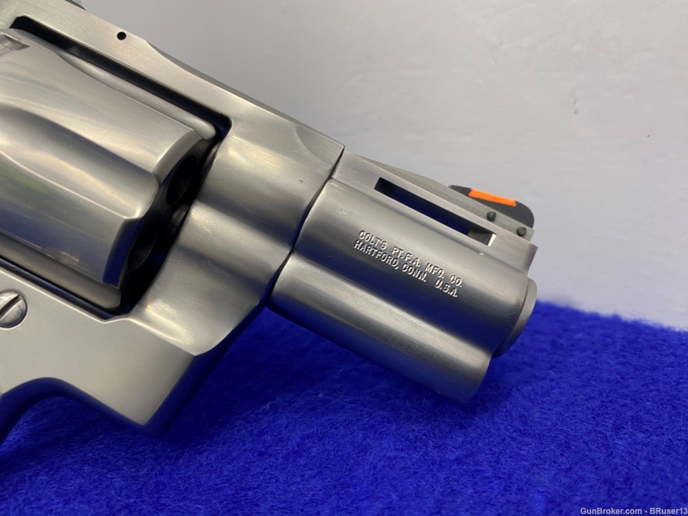 1990 Colt Python 357 mag Stainless *HIGHLY COVETED SNUB NOSE PYTHON*-img-29