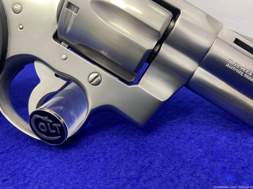 1990 Colt Python 357 mag Stainless *HIGHLY COVETED SNUB NOSE PYTHON*-img-24