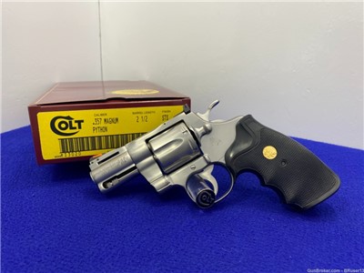 1990 Colt Python 357 mag Stainless *HIGHLY COVETED SNUB NOSE PYTHON*