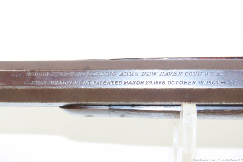 c1889 Antique WINCHESTER Model 1873 .22 SHORT Lever Action Rifle TRICK SHOT-img-10