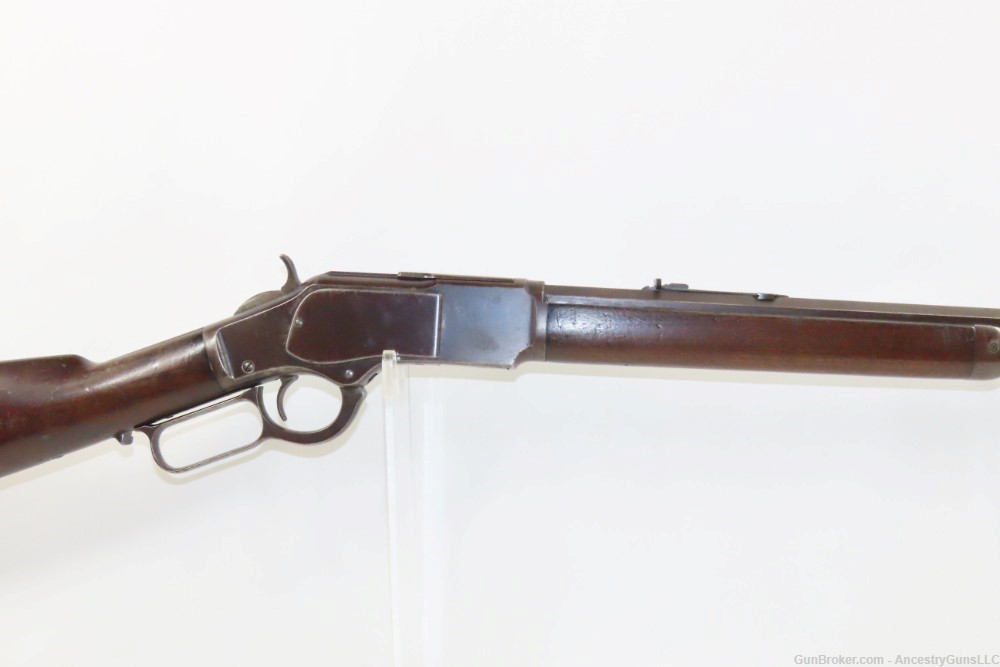 c1889 Antique WINCHESTER Model 1873 .22 SHORT Lever Action Rifle TRICK SHOT-img-18