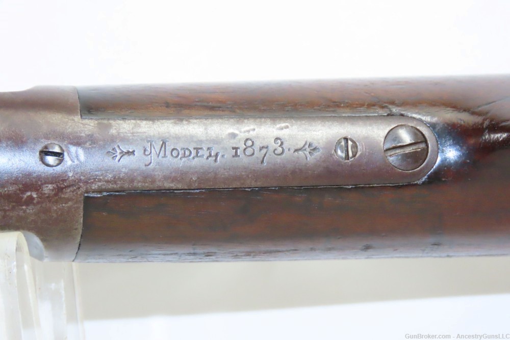 c1889 Antique WINCHESTER Model 1873 .22 SHORT Lever Action Rifle TRICK SHOT-img-12