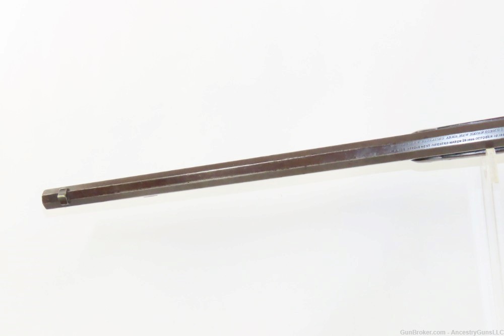 c1889 Antique WINCHESTER Model 1873 .22 SHORT Lever Action Rifle TRICK SHOT-img-15