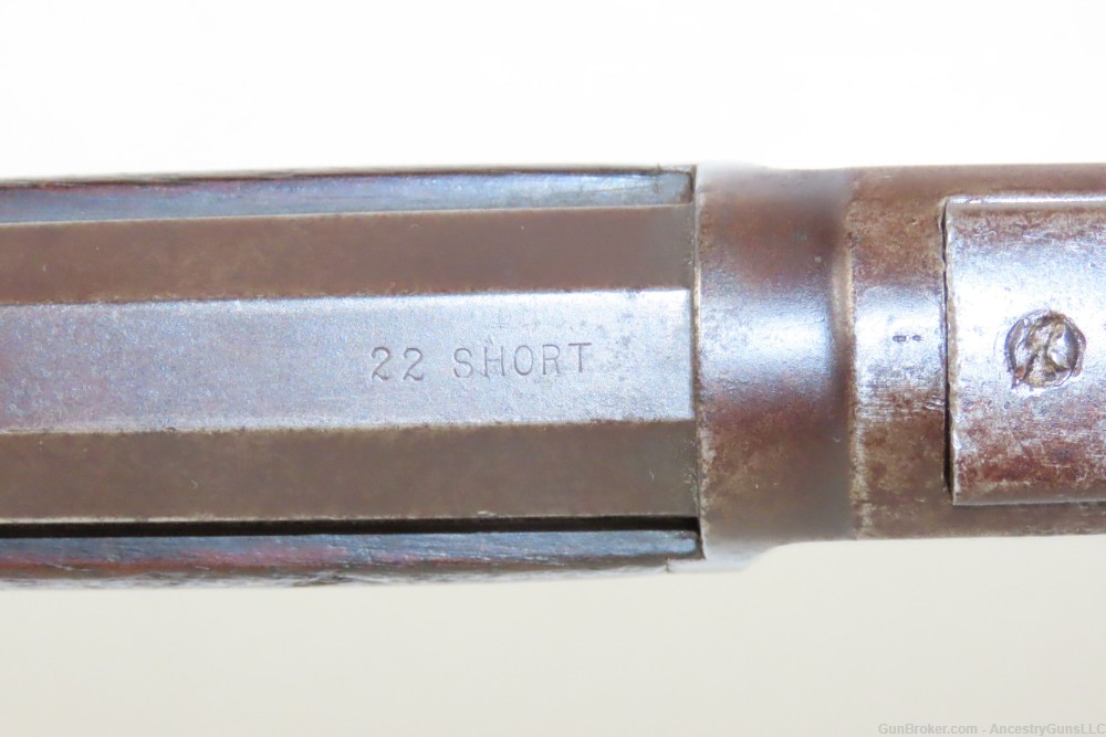 c1889 Antique WINCHESTER Model 1873 .22 SHORT Lever Action Rifle TRICK SHOT-img-11