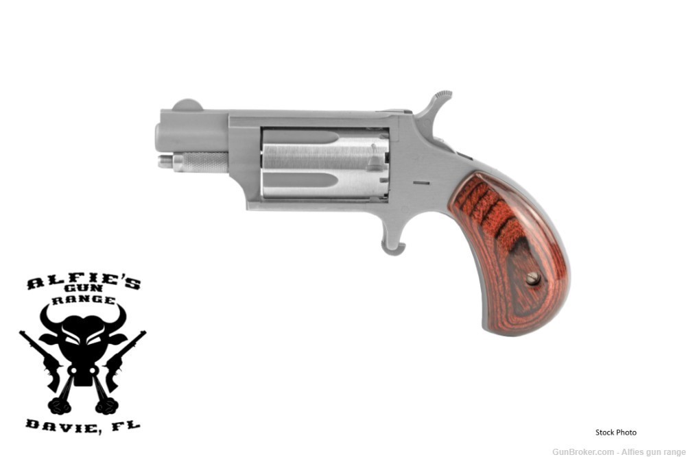 North American Arms MINI-REVOLVER STAINLESS .22 MAG 1.125" BARREL 5-ROUNDS-img-0