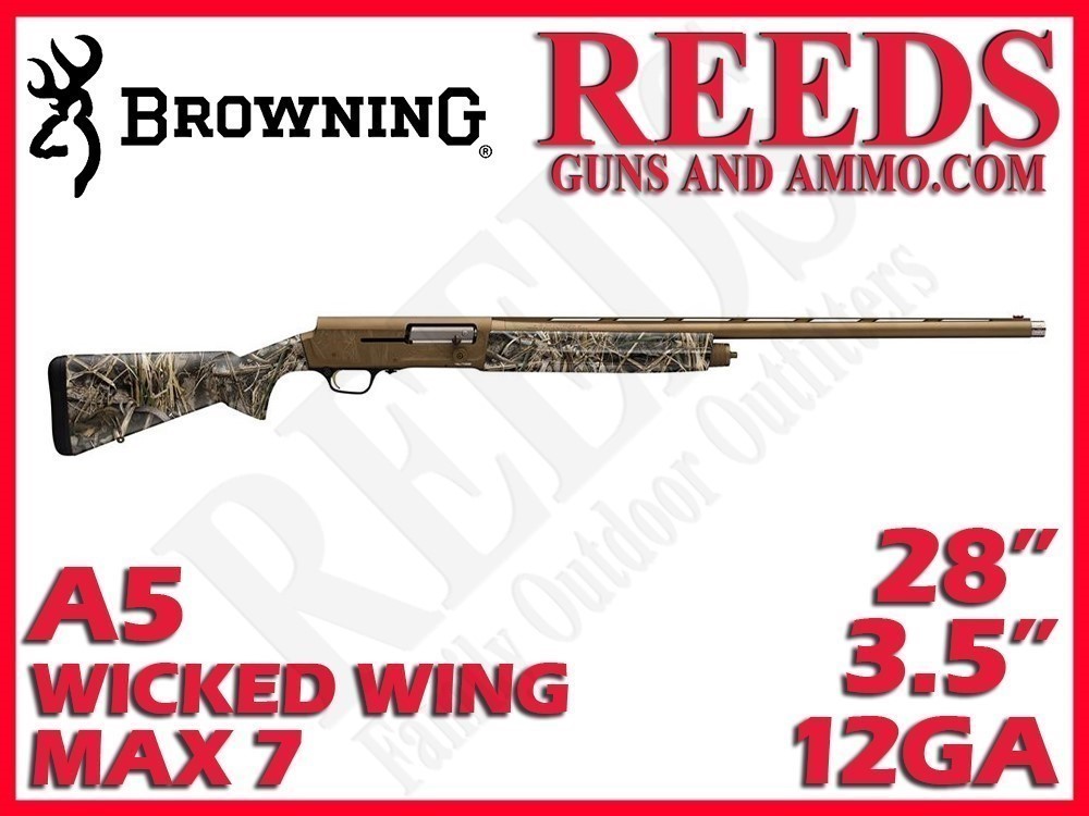 Browning A5 Wicked Wing Max 7 Bronze 12 Ga 3-1/2in 28in 0119112004-img-0