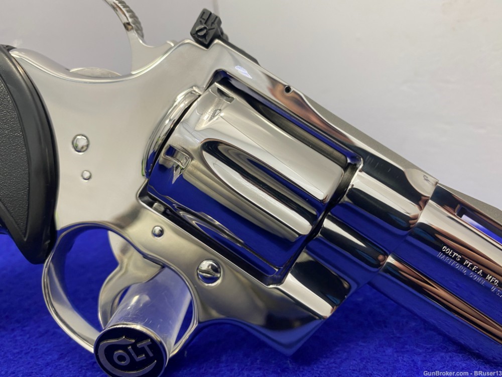 1985 Colt Python .357 Mag -RARE FACTORY 2 1/2" BRIGHT STAINLESS MODEL--img-30