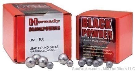 Hornady Round Balls .45 Caliber .457 100 Count HO6080 CS NIB No CC Fee-img-0