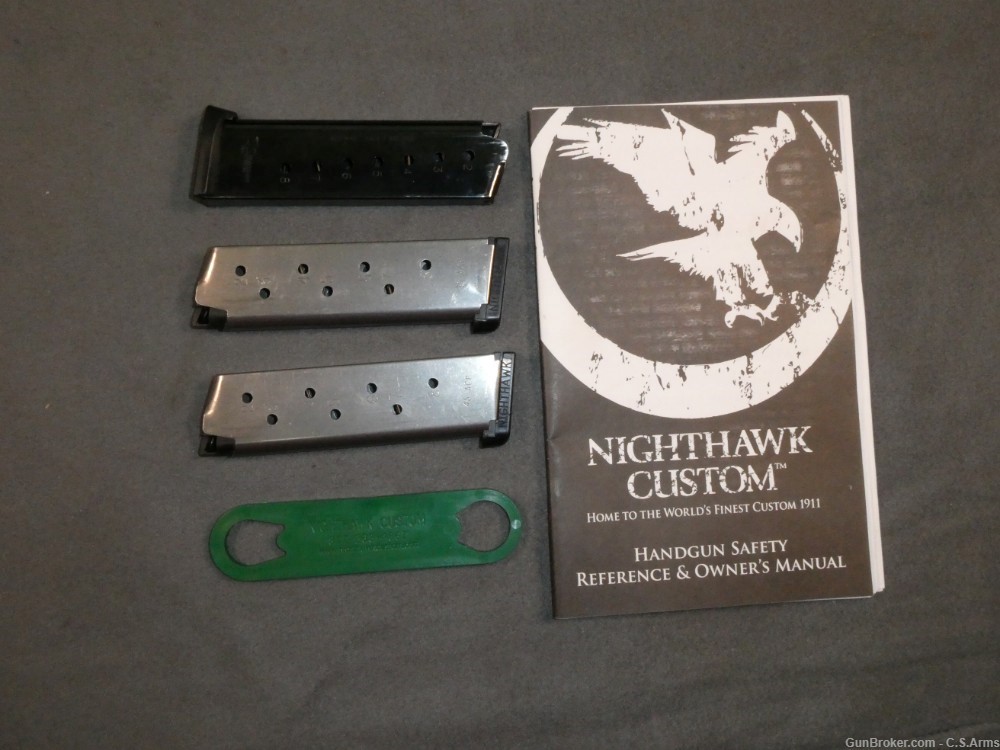 Nighthawk Custom GRP Recon Pistol, .45 ACP, w/ Factory Case, 3 Mags-img-15
