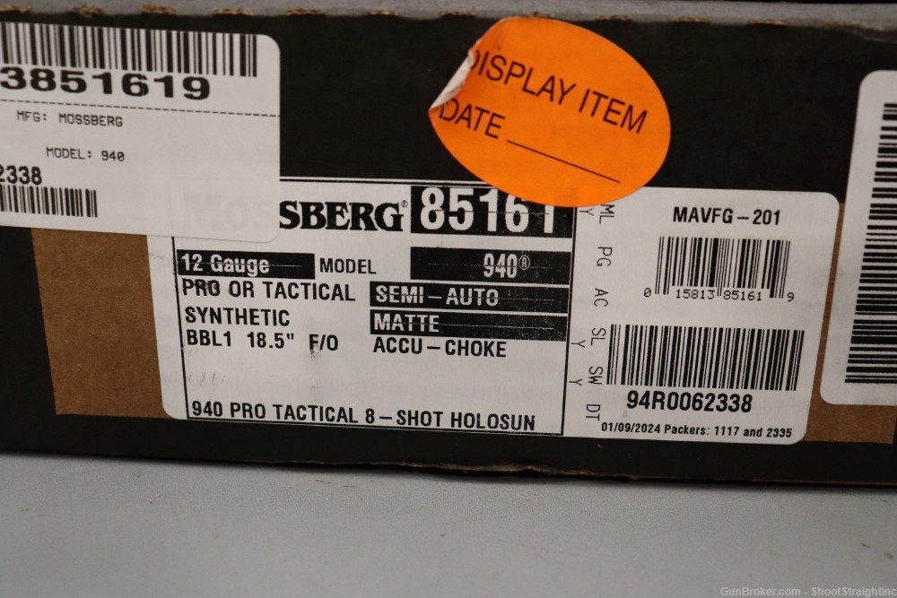 Mossberg 940 Pro Tactical 12GA 18.5" w/box-img-26