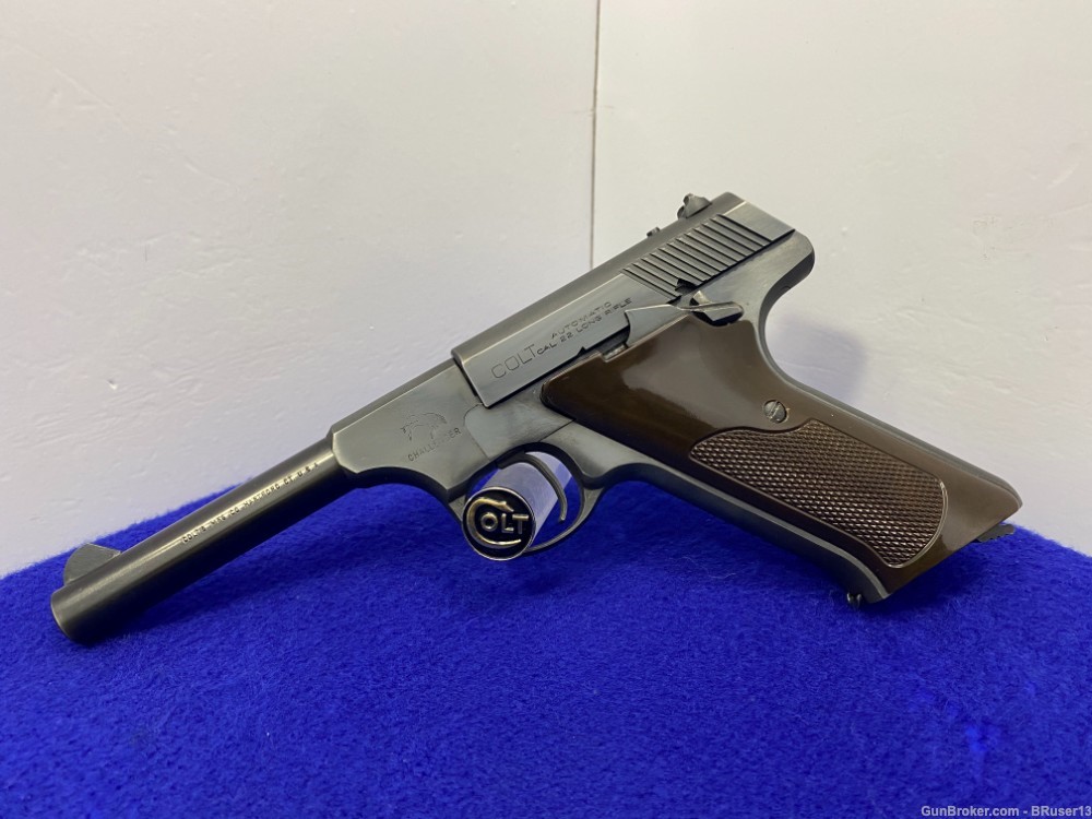 1952 Colt Challenger 22LR Blue *FROM WOODSMAN FAMILY OF RIMFIRE PISTOLS*-img-4