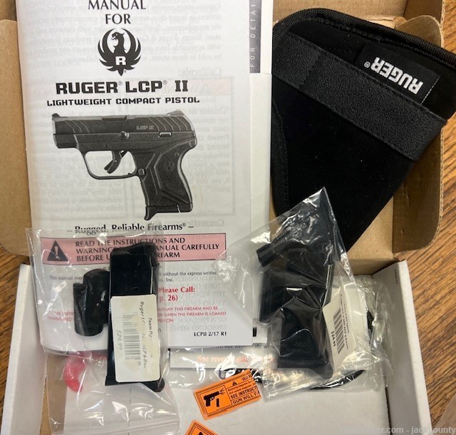 Ruger LCP II, .380, Box, Holster,  3 mags,etc, Near New -img-2