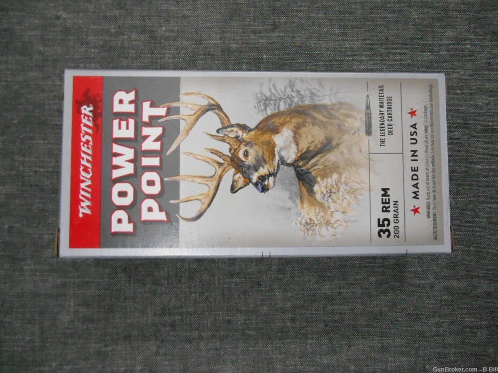 Winchester 35 Remingtion Power Point Ammo-img-1