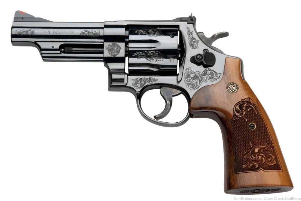 Smith & Wesson Model 29 Engraved Classic 44 MAG 4" 150783 Free Shipping-img-0
