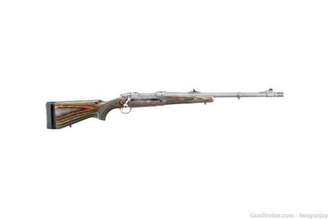 NEW-Ruger M77 Hawkeye Guide Gun .375 Ruger Bolt Action Laminate Rifle 47125-img-0