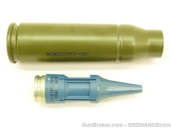 25mm M910 TPDST round M242 BUSHMASTER Cannon Shell-img-2