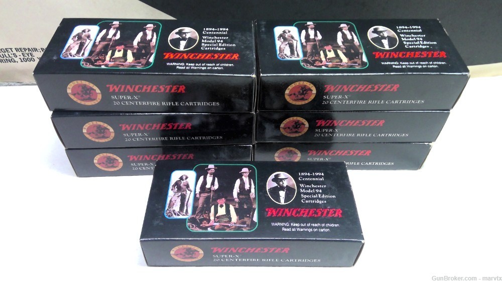 Winchester 1994 Centennial 30-30 150 gr ammo ammunition Commemorative-img-0