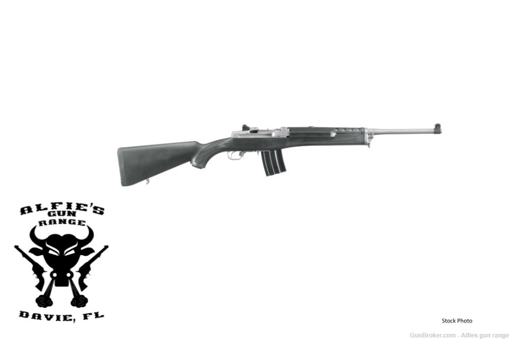 Ruger Mini-14 Ranch Rifle Stainless Synthetic 5.56mm Matte Stainless 05817-img-0
