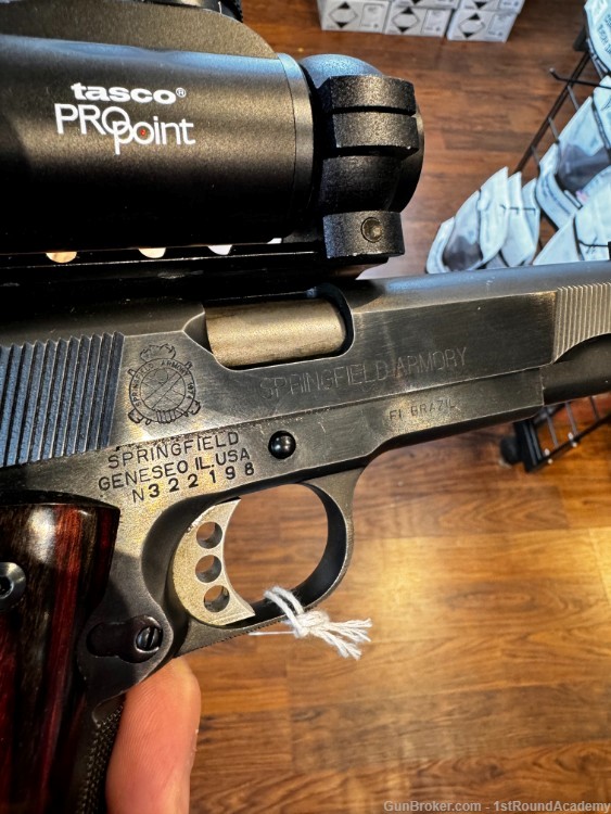 Penny Auction Used Springfield 1911 with Scope and Comp .45 ACP Competition-img-8