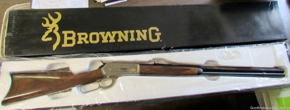 MINT IN BOX Browning Model 1886 .45-70 1 of 3000 Grade V s# 50 .01 NR-img-0