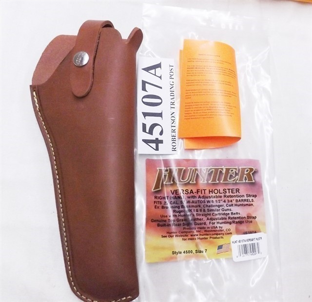 Hunter Versa Fit US Leather Holster 5-6" 45107A.22-img-0